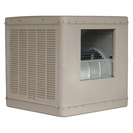 Ducted Evaporative Cooler, 4, 100 to 4, 600 cfm, 1, 200 sq ft, 14.3 gal, Belt MPN:N40/45S