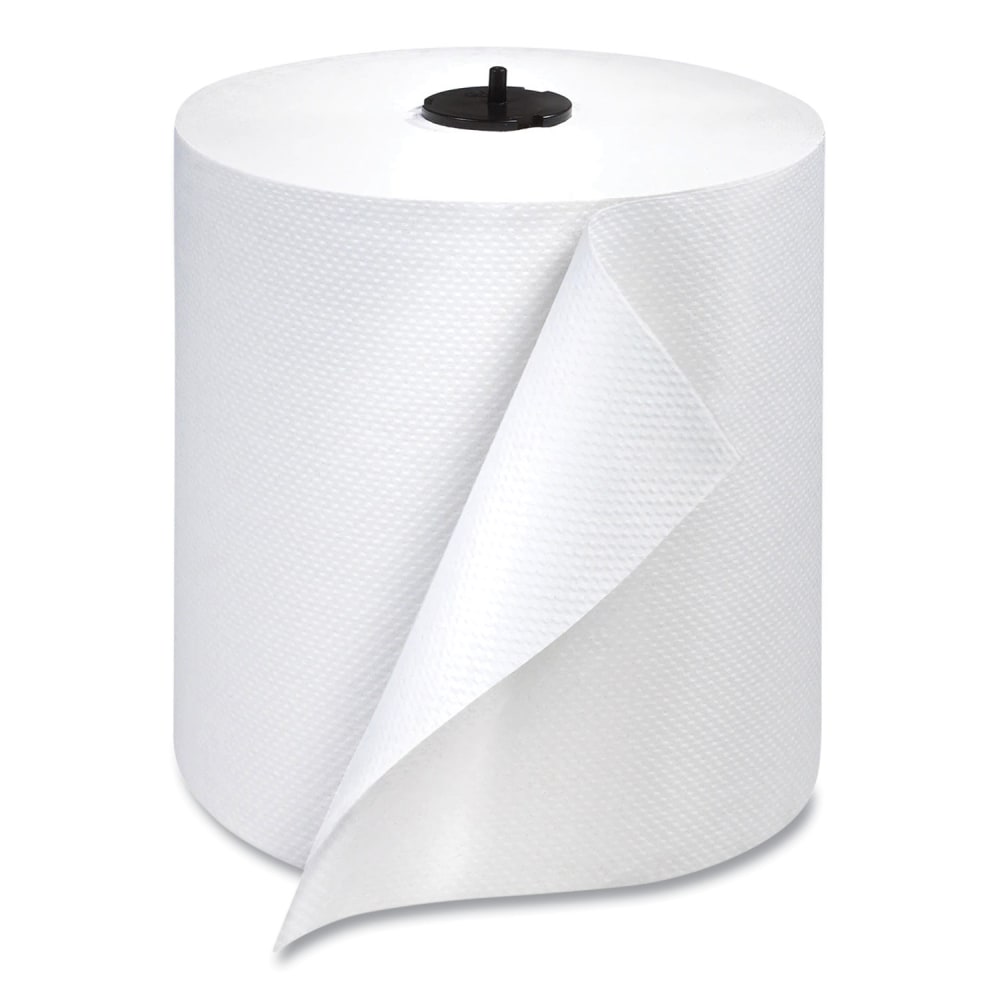 Tork Paper Wiper Roll Towel, 1-Ply, 7.68in x 1, 150 ft, White, 4 Rolls/Carton MPN:291380