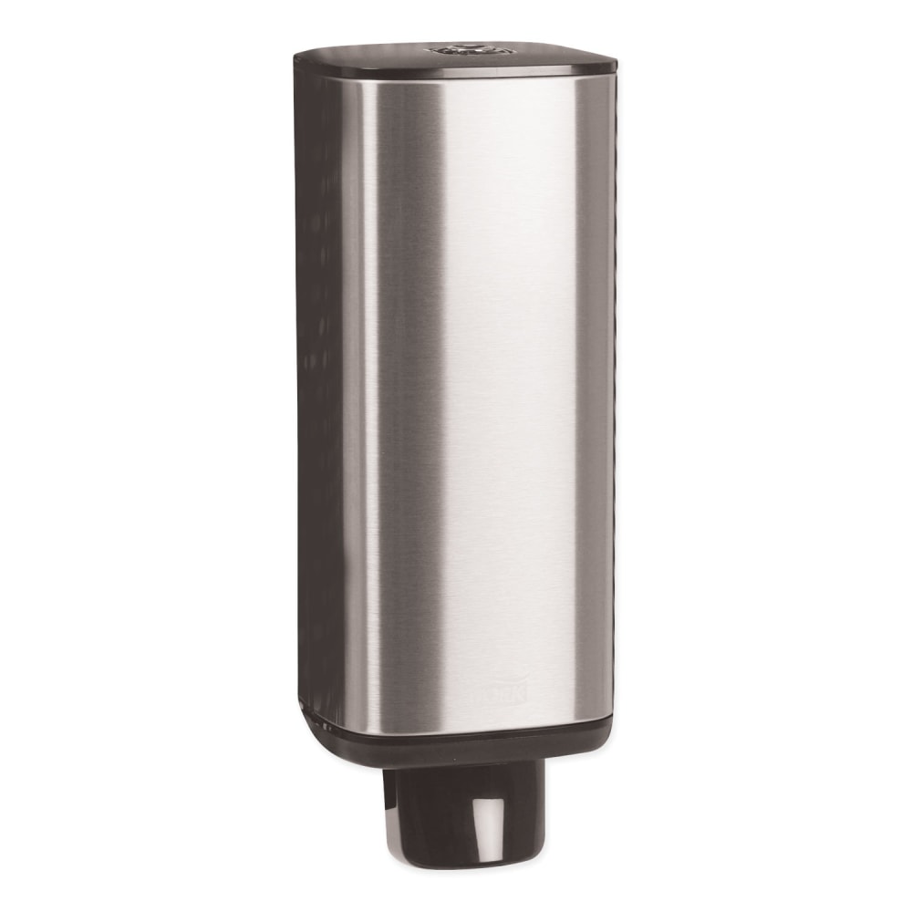 Tork Foam Skincare Manual Dispenser, 1 L Bottle; 33 oz Bottle, 4.25 x 4.25 x 11.38, Stainless Steel MPN:466000