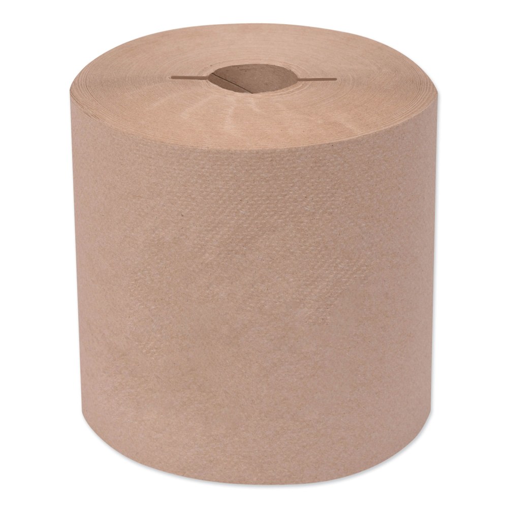 Tork Universal Hand Towel Roll, Notched, 1-Ply, 7.5in x 800 ft, Natural, 6 Rolls/Carton MPN:7171300