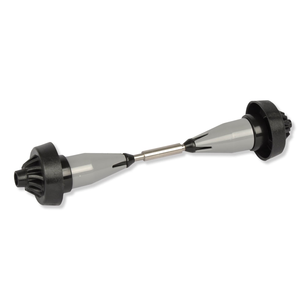 Tork Coreless High Capacity Spindle Kit, Plastic, 3.66in Roll Size, Type C, Gray, 2 per Kit MPN:473040