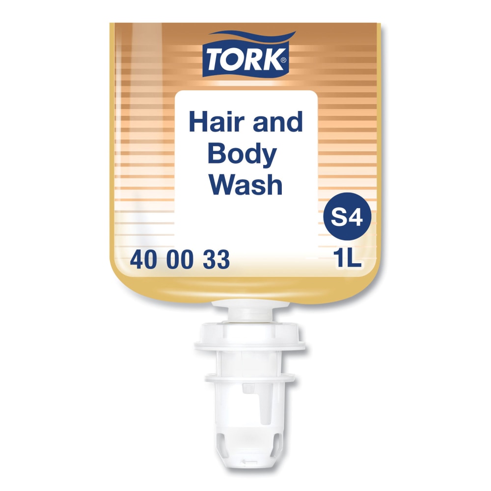 Tork Hair and Body Wash, Clean Scent, 1 L, 6/Carton MPN:400033