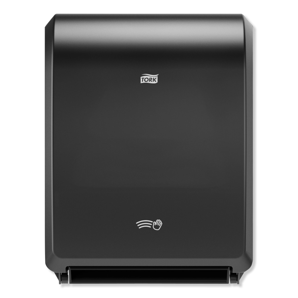 Tork Electronic Hand Towel Roll Dispenser, 8in Roll, 12.32 x 9.32 x 15.95, Black MPN:771828