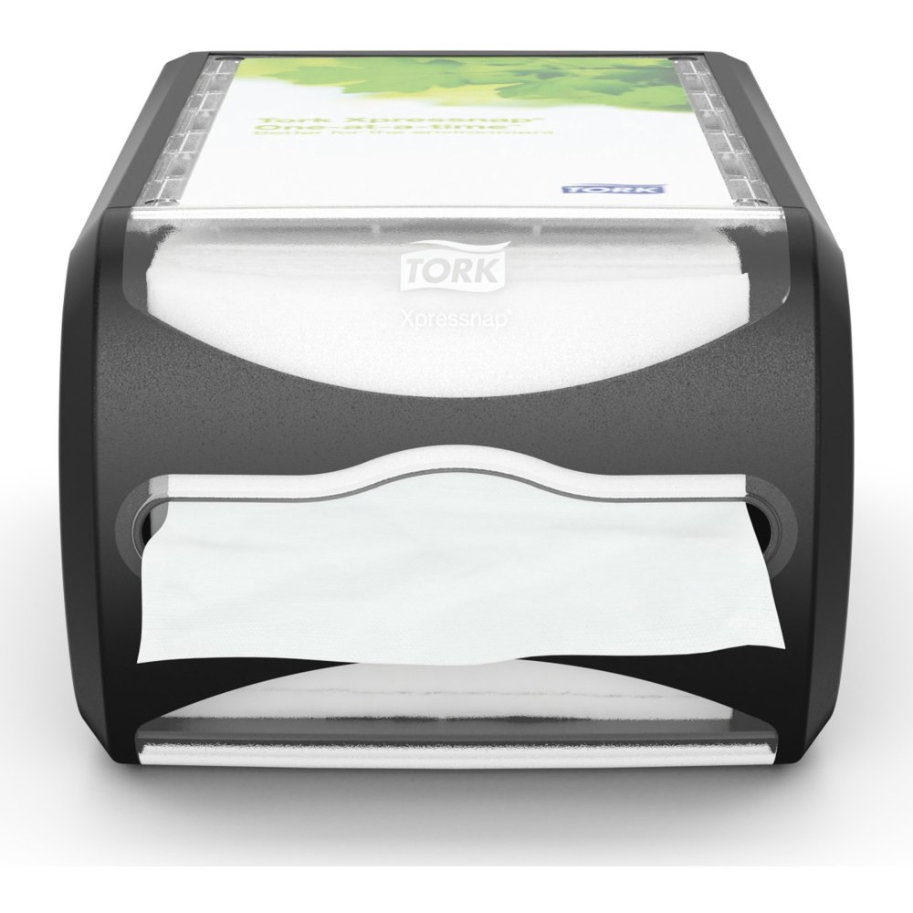 Tork Xpressnap Counter Napkin Dispenser Black N4 - Tork Xpressnap Counter Napkin Dispenser Black N4, 5.7in x 7.5in x 12.1in, 6432000 - 6432000 MPN:6432000