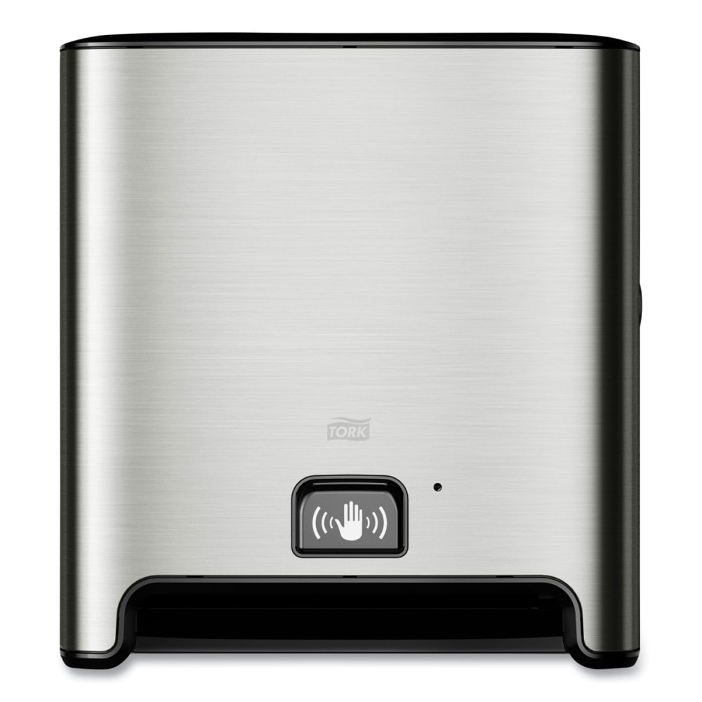 Tork Image Design Matic Hand Towel Roll Dispenser with Intuition Sensor, Wall Mount, 13.58 x 8.03 x 14.69, Stainless Steel MPN:461202