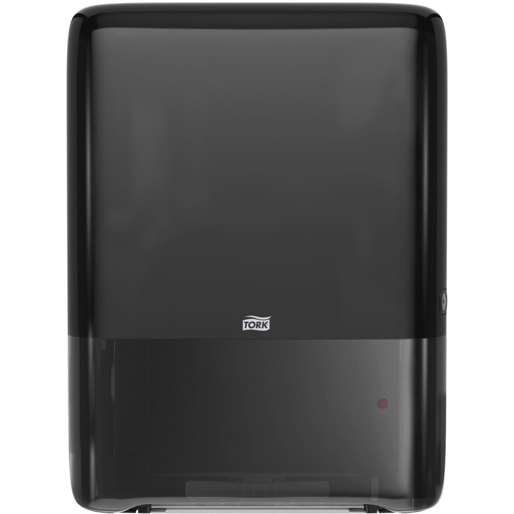 TORK Mini Continuous Hand Towel Dispenser Black, 1230 x Towel, 19.3inH x 14.4inW x 4inD, Plastic, Black, 1 / Box MPN:552538