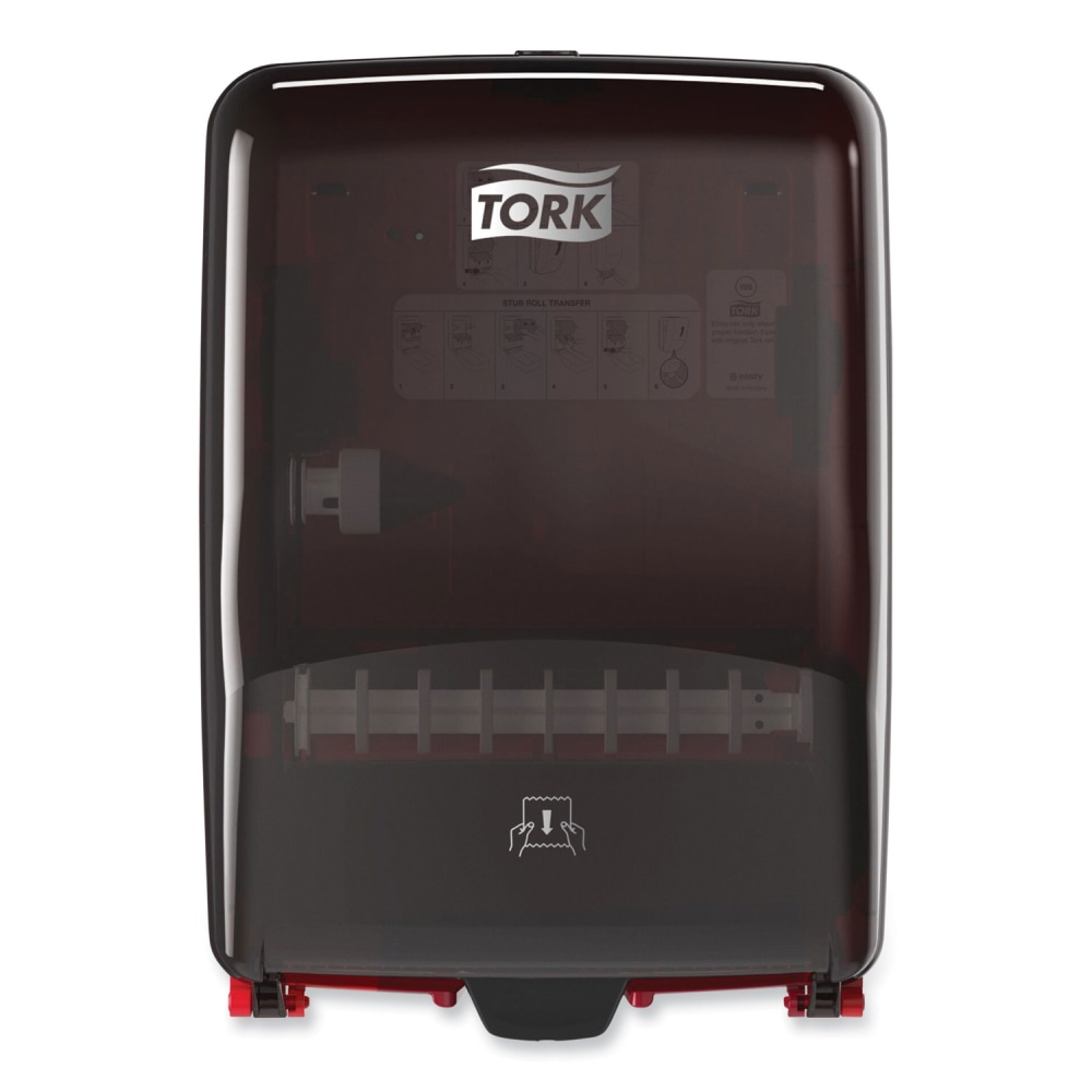 Tork Washstation Dispenser, 12.56 x 10.57 x 18.09, Red/Smoke MPN:651228