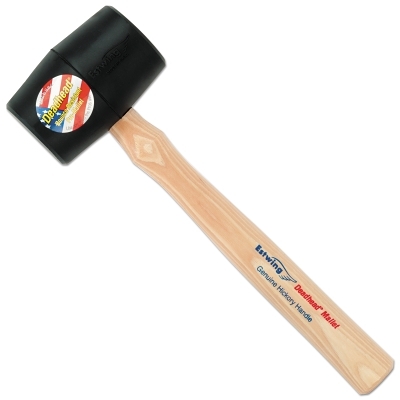 31121 18-OZ. Deadhead Rubber Mallet w/Wood Hand MPN:DH-18