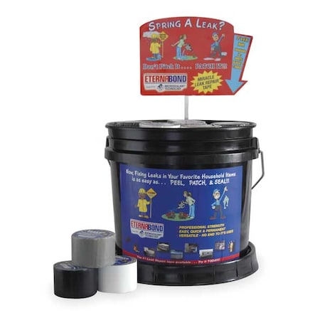 Roof Repair Tape, Size 2 In x 4 Ft, 60 Mil MPN:DS-2-4R