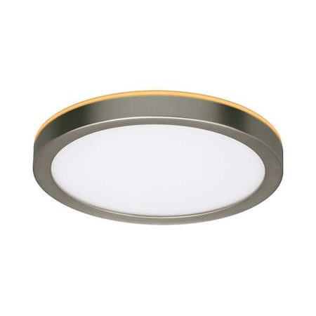 LEDFlshMnt, 71/2inD, Silver, Plastic MPN:56568116