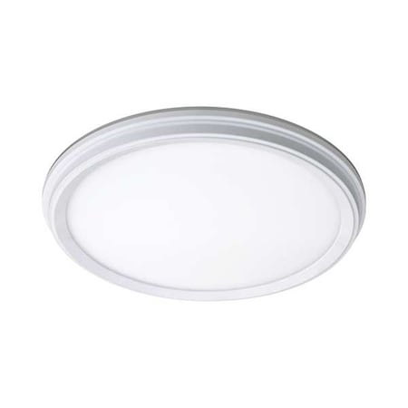 LEDFlushMount, 11inD, White, Plastic, 11inL MPN:56572113