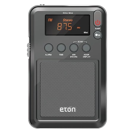 Eton Elite Mini AM/FM/ShortWave Radio - LCD Display - Headphone - 2 x AAA - Portable MPN:NELITEMINI