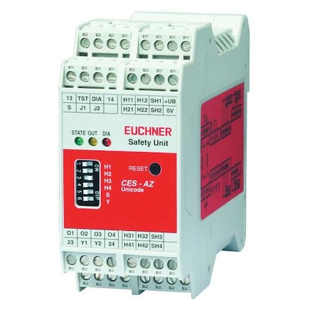 Safety Controller, 2NO, 27V DC, 4 Inputs MPN:CES-AZ-UES-04B