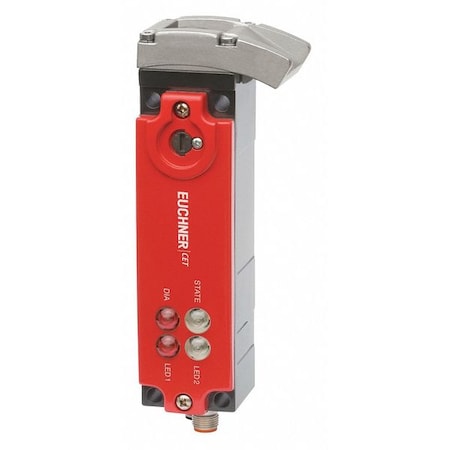 Locking Safety Switch, M12, Aluminum MPN:CET3-AR-CRA-CH-50X-SG-110906