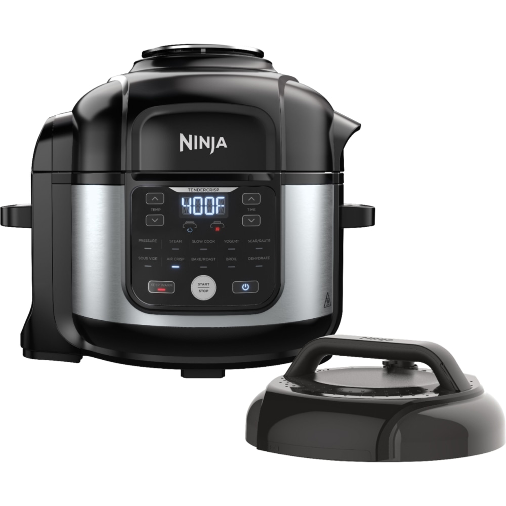 Ninja Foodi FD302 11-in-1 Pro Pressure Cooker/Air Fryer, Black MPN:FD302