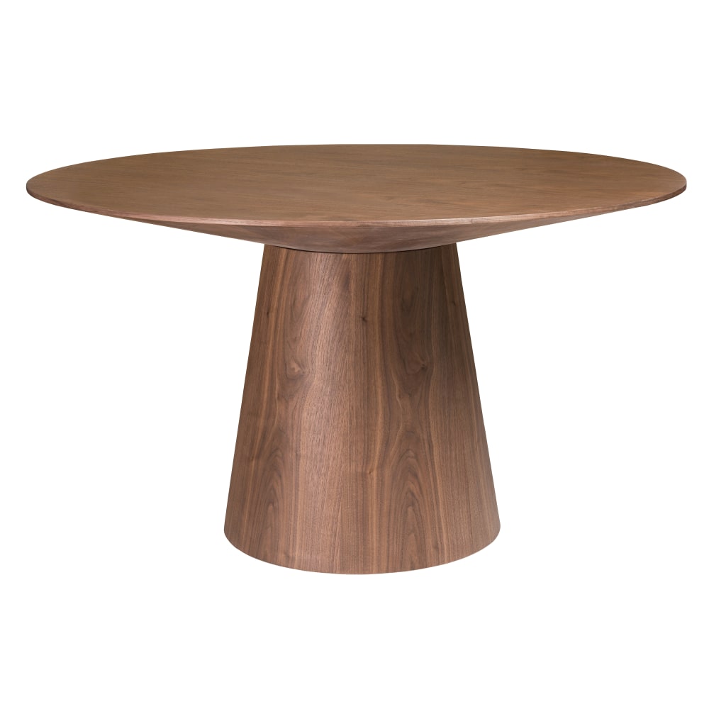 Eurostyle Wesley Round Dining Table, 30inH x 53inW x 53inD, Walnut MPN:38656WAL-KIT