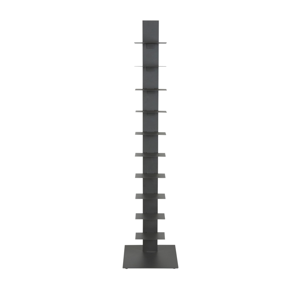 Eurostyle Sapiens 60inH 10-Shelf Bookcase, Anthracite MPN:94200ANTH-KIT