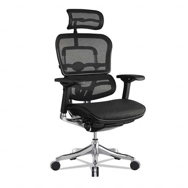 Task Chair: Mesh, Adjustable Height, Black MPN:EUTME22ERGLTN15
