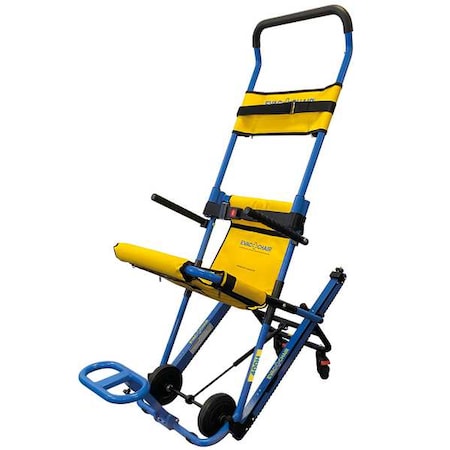 Stair Chair, 440 lb, Blue, Yellow, 20