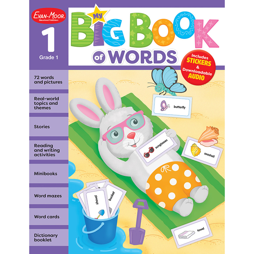 Evan-Moor My First Big Book of Words, Grade 1 MPN:EMC3103