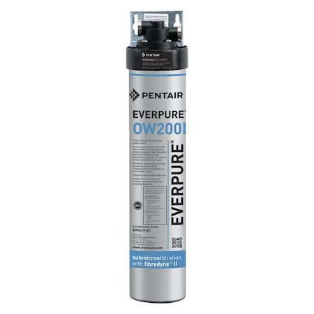 Water Filter System, 0.5 gpm, 0.5 Micron, 19 in H MPN:EV927570-75