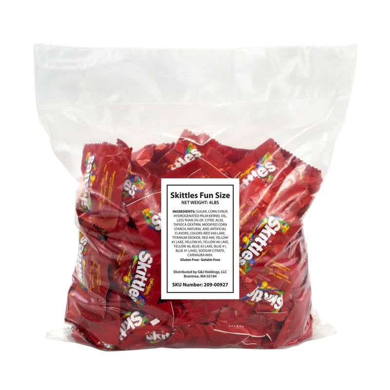 Skittles Fun-Size Packs, 4-Lb Box MPN:209-00927