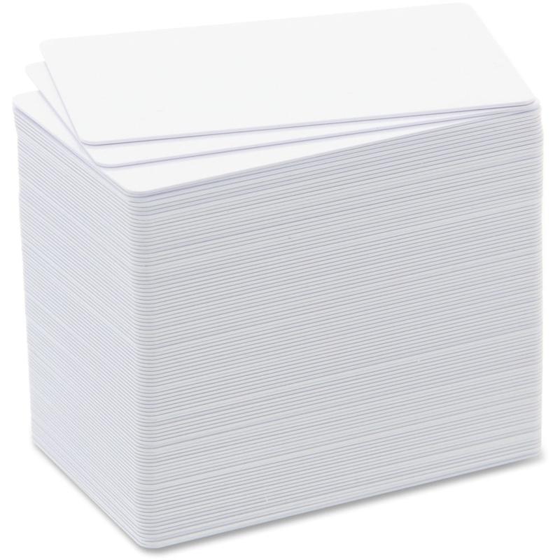Badgy - Polyvinyl chloride (PVC) - 30 mil - white - 100 card(s) cards - for Badgy 100, 200, 1st Generation MPN:CBGC0030W