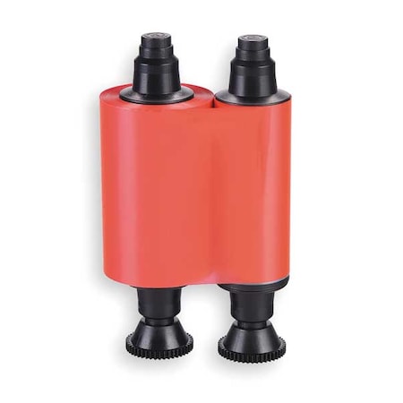 ID Card Printer Ribbon, Red MPN:R2013