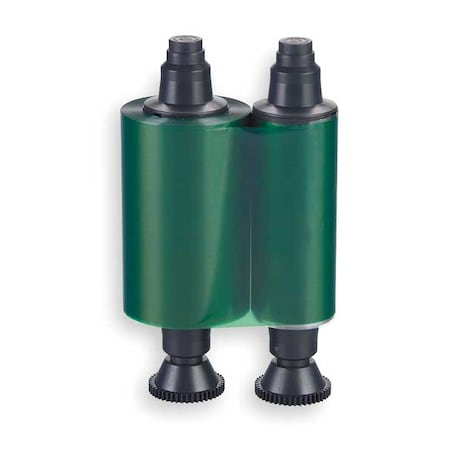 ID Card Printer Ribbon, Green MPN:R2014