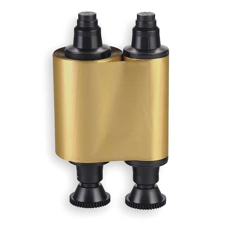 ID Card Printer Ribbon, Gold MPN:R2016