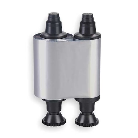 ID Card Printer Ribbon, Silver MPN:R2017