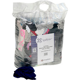Spilfyter® Universal Bulk Reclaimed T-Shirt Rag Compressed Mixed WR6010C-25CB