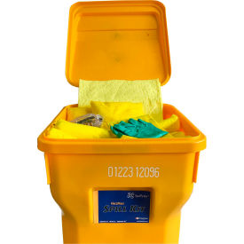 Spilfyter® HazMat Dash Wheeled Bin Spill Kit 60 Gallon Capacity DASH-H60