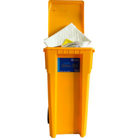 Spilfyter® Oil Only Dash Spill Kit 30 Gallon Capacity Wheeled Bin DASH-O30