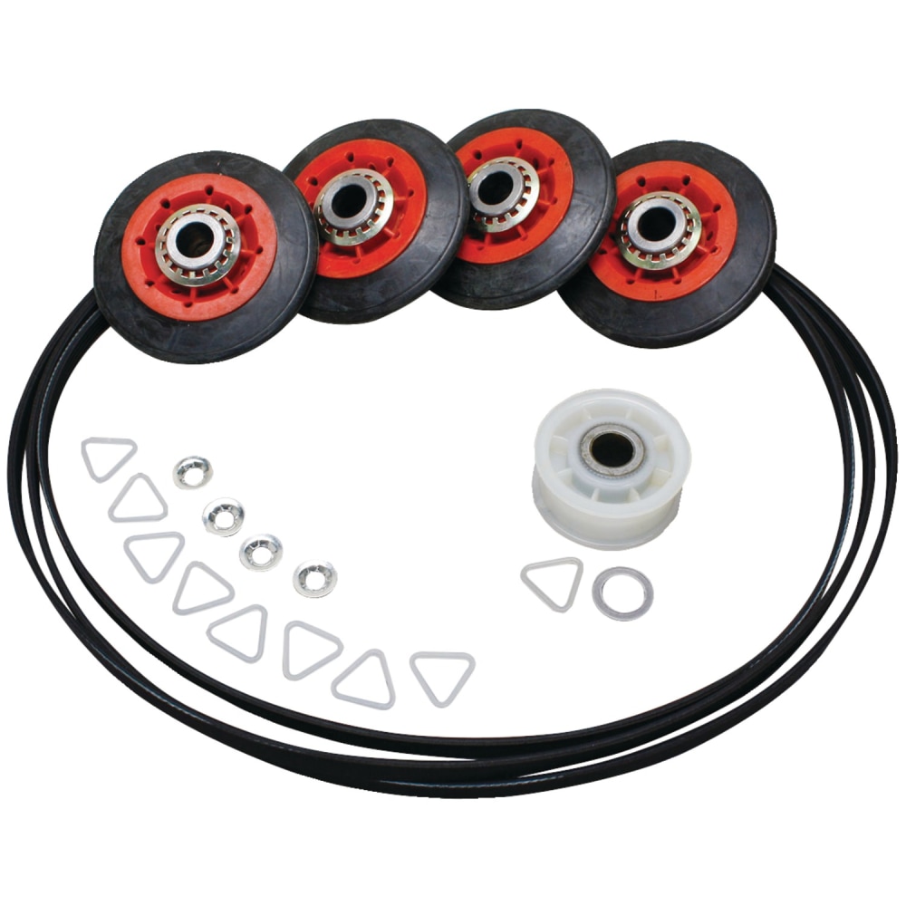 Exact Replacement Parts Dryer Drum Roller/Idler/Belt Kit For Whirlpool, Black, ER4392067 MPN:4392067