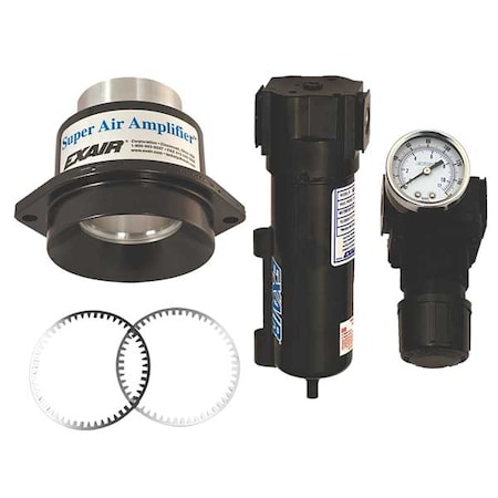 Air Amplifier Kit, 4.91 In Inlet, 29.2 CFM MPN:120224