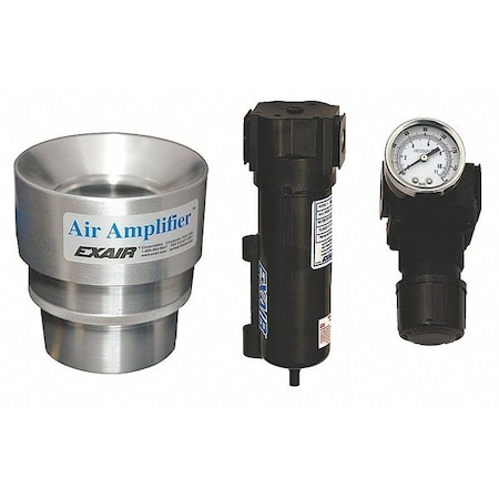 Air Amplifier Kit, 1.25 In Inlet, 12.9 CFM MPN:6241