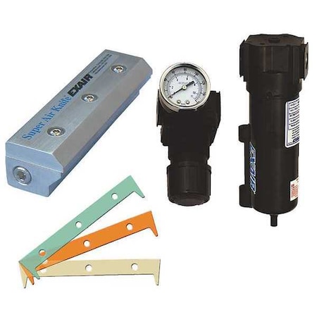 Air Knife Kit, 1/4 In NPT, 54 In L, Alum MPN:110254