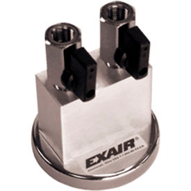 Exair® Magnetic Base with Two 1/4 NPT Outlet 9043