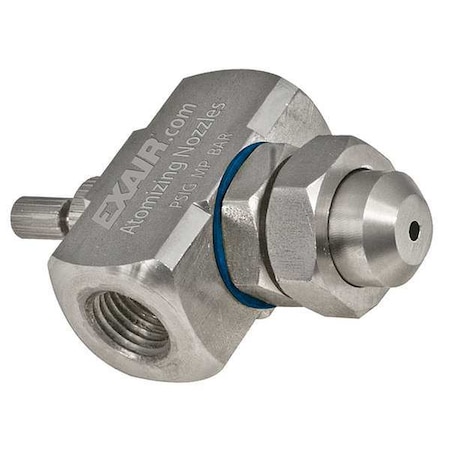 Atomizing Spray Nozzle, 1.1 to 3.3 gph MPN:AN1010SS