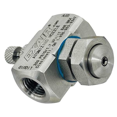 Atomizing Spray Nozzle, 0.2 to 0.8 gph MPN:SR1010SS