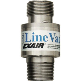 Exair® Threaded Line Vac Stainless Steel 25.9 CFM 1-1/4