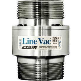 Exair® Threaded Line Vac Stainless Steel 68.5 CFM 3