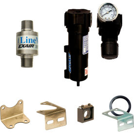 Exair® Threaded Line Vac Kit Aluminum 10.7 CFM 3/4
