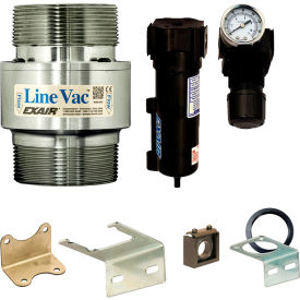 Exair® Threaded Line Vac Kit Aluminum 68.5 CFM 3