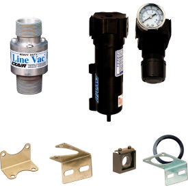 Exair® Heavy Duty Threaded Line Vac Kit Hardened Alloy 49 CFM 1-1/4