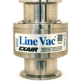 Exair® Sanitary Flange Line Vac 316 Stainless Steel 45 CFM 2