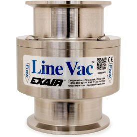 Exair® Sanitary Flange Line Vac 316 Stainless Steel 58.5 CFM 2-1/2