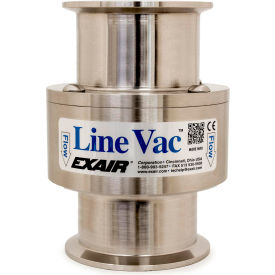 Exair® Sanitary Flange Line Vac 316 Stainless Steel 68.5 CFM 3