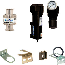 Exair® Sanitary Flange Line Vac Kit 316 Stainless Steel 33 CFM 1-1/2